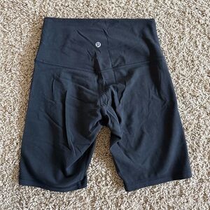 Lululemon Black Align 6” Bike Shorts